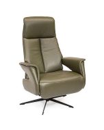 Model 8103 Slimline - lænestol med indbygget fodskammel og gaslift.