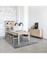 Skovby spisebord SM 27 hvidolieret.